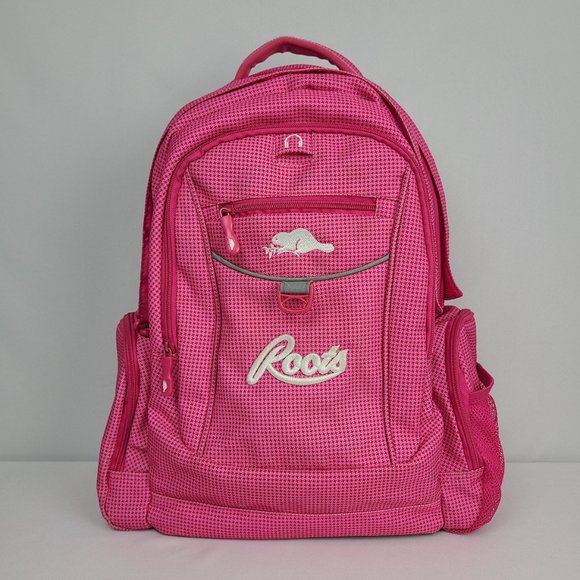pink gingham backpack